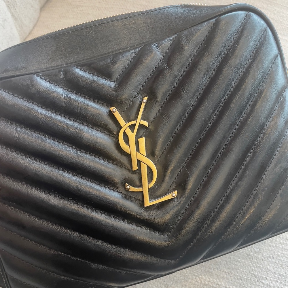 YSL Black Camera Bag